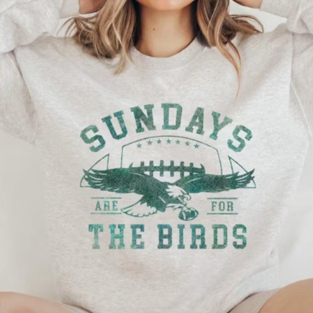 Philadelphia Football Sundays Are For The Birds Philadelphia Eagles Swea… Sweat - Picture 1 of 4